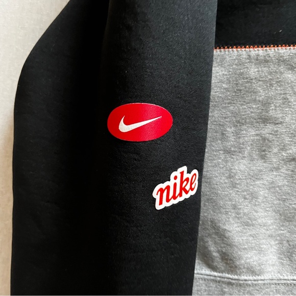 Nike Pro Get Fit Icon 1/2 zip cropped sweatshirt Sz XL - Picture 8 of 9